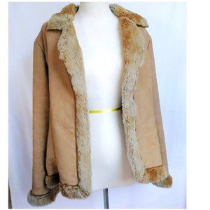 ANNALESE faux fur jacket